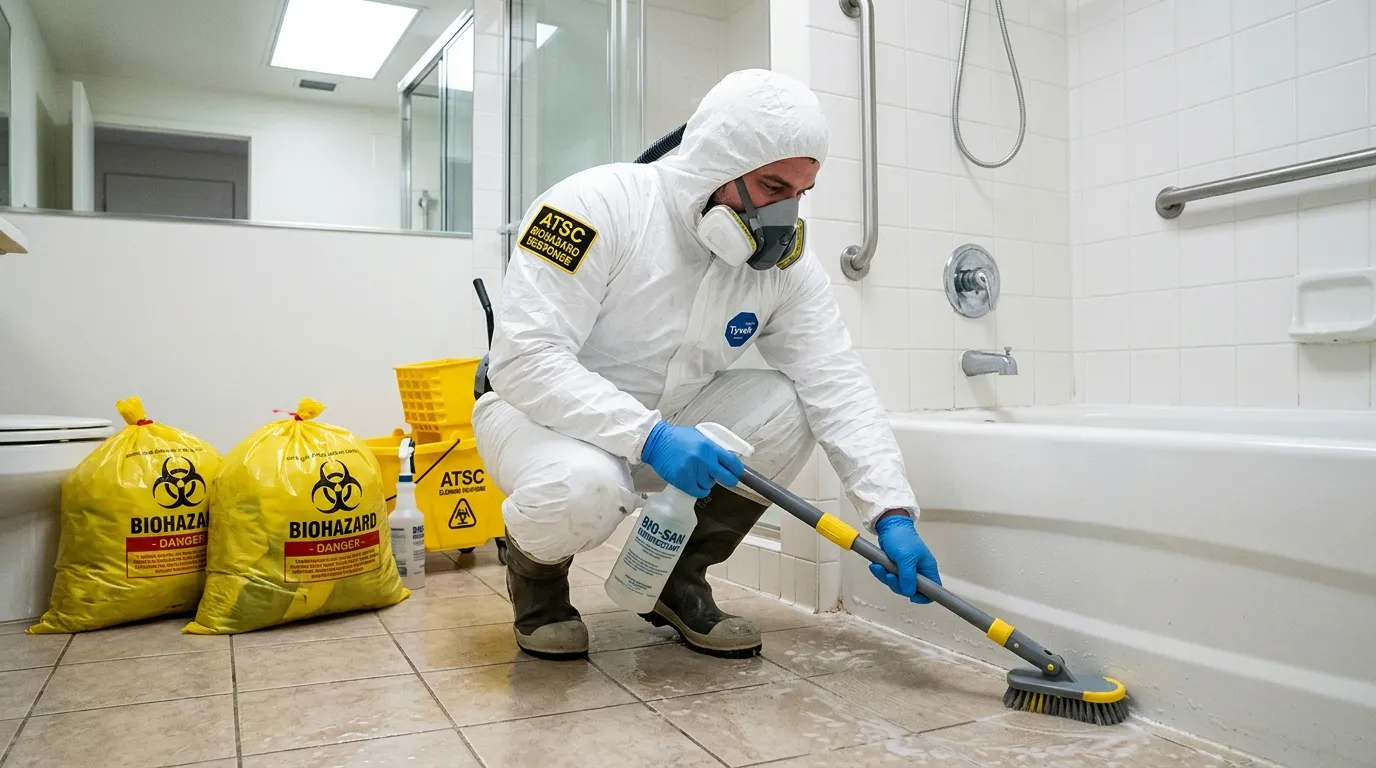 Decontamination equipment deployed for Blood Cleanup in Greenburgh